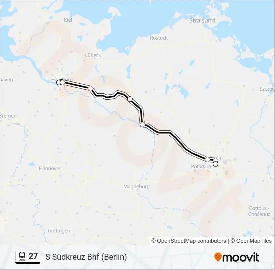27 Train Line Map