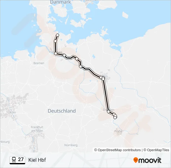 27 Train Line Map