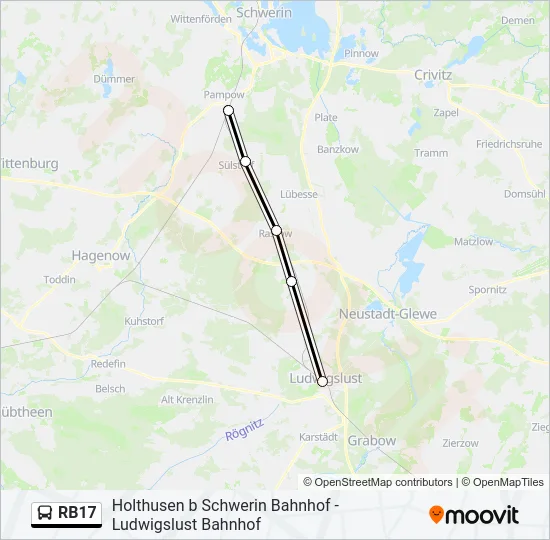 RB17 Bus Line Map