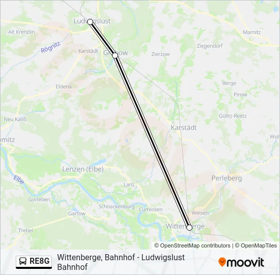 RE8G Bus Line Map