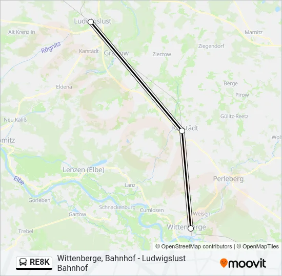 RE8K Bus Line Map