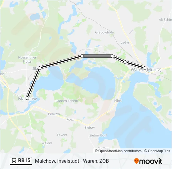 RB15 Bus Line Map