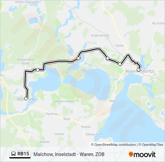 RB15 Bus Line Map