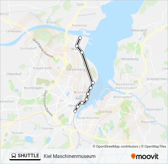 SHUTTLE  Line Map