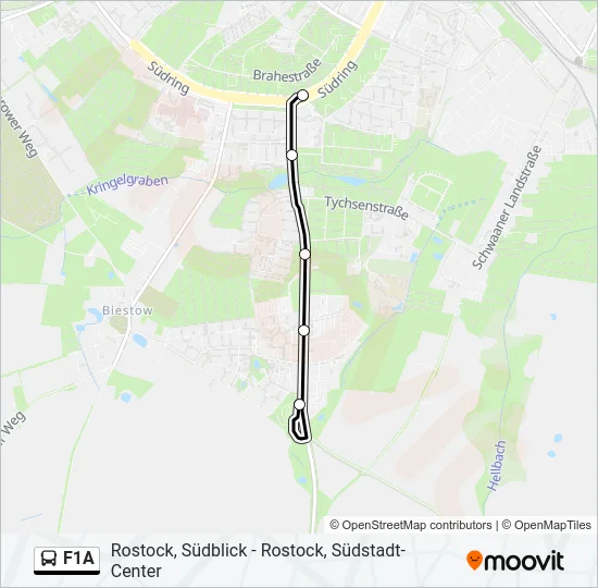 F1A Bus Line Map