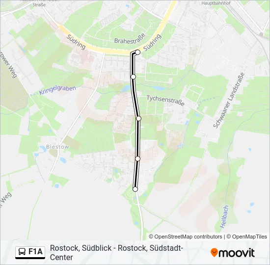 F1A Bus Line Map