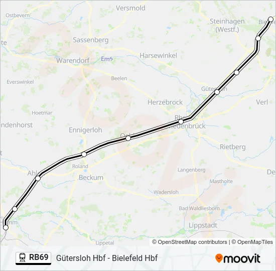 RB69 Train Line Map