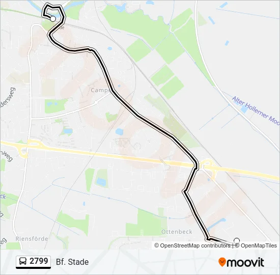 2799 Bus Line Map