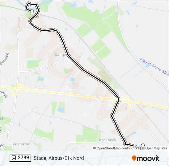 2799 Bus Line Map