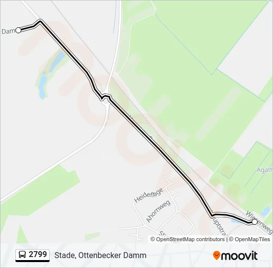 2799 Bus Line Map