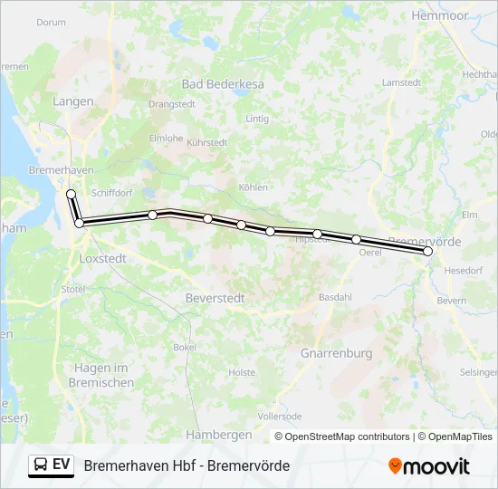 EV Bus Line Map