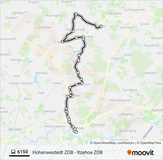 6150 Bus Line Map
