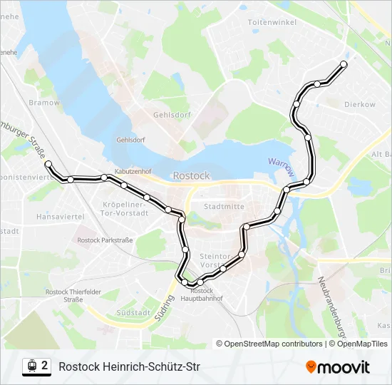 2 Light Rail Line Map