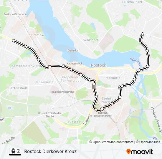 2 Light Rail Line Map