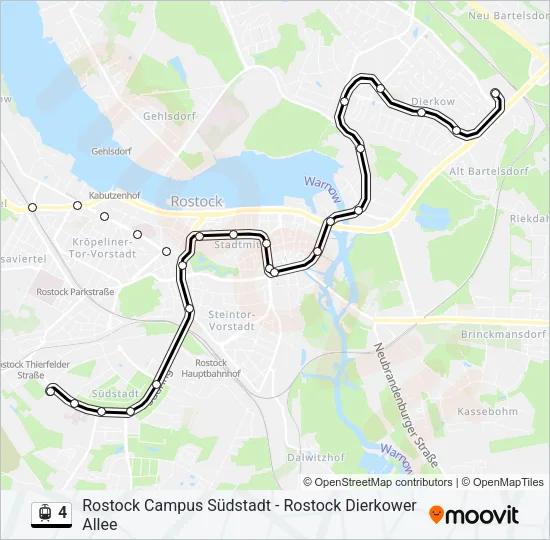 4 Light Rail Line Map