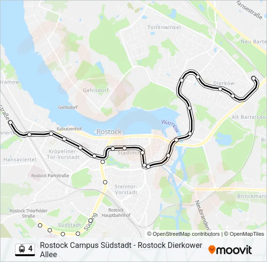 4 Light Rail Line Map