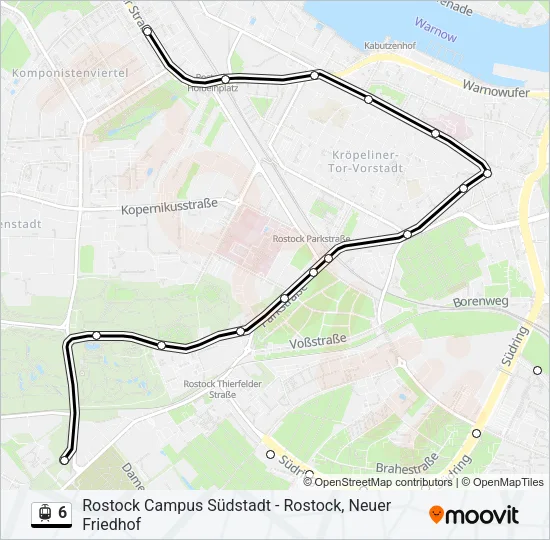 6 Light Rail Line Map
