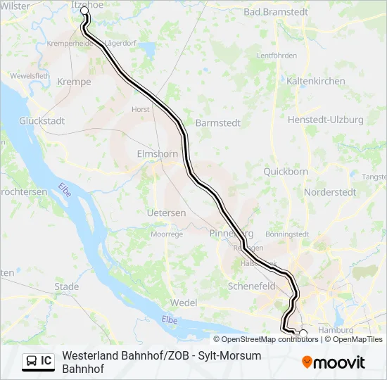 IC Bus Line Map