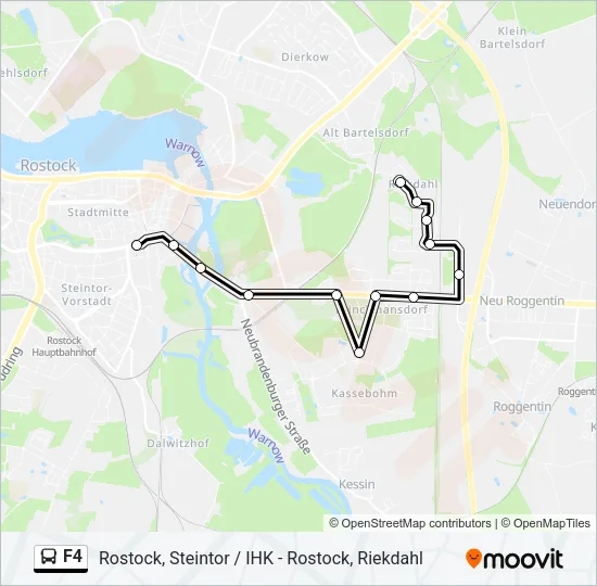 F4 Bus Line Map