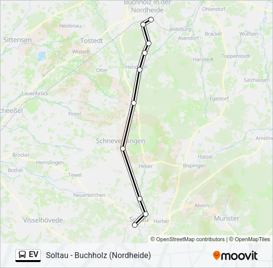 EV Bus Line Map