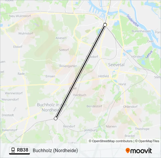 RB38 Train Line Map