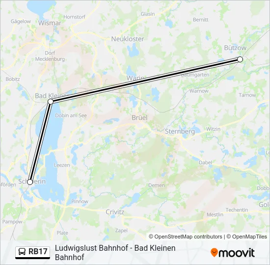 RB17 Bus Line Map