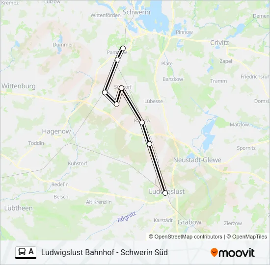 A Bus Line Map