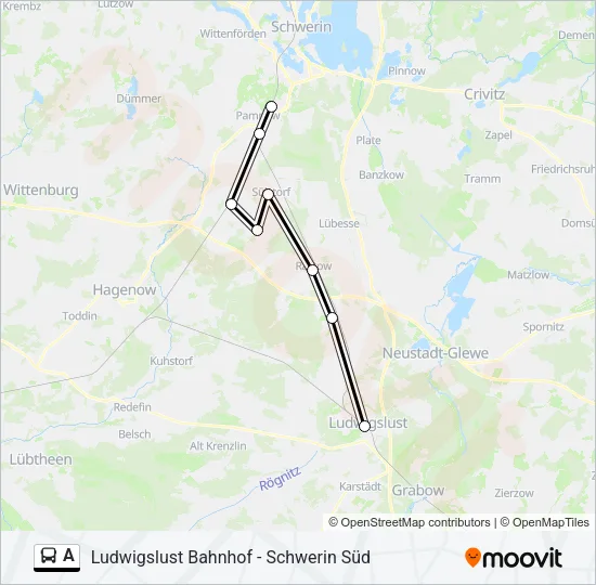 A Bus Line Map