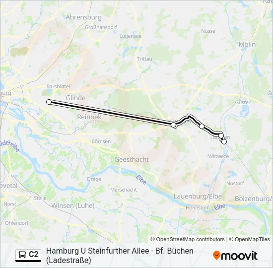 C2 Bus Line Map