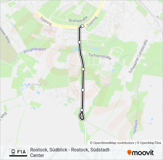 F1A Train Line Map