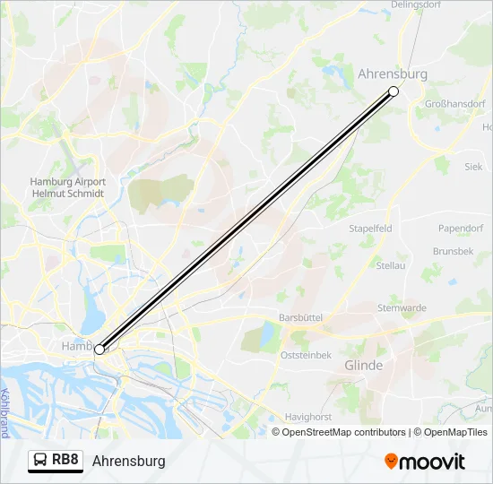 RB8 Bus Line Map