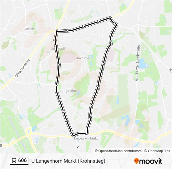 Автобус 606: карта маршрута