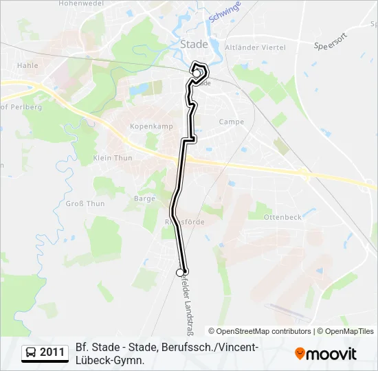 2011 Bus Line Map