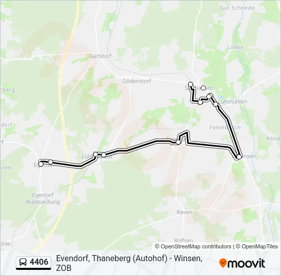 4406 Bus Line Map