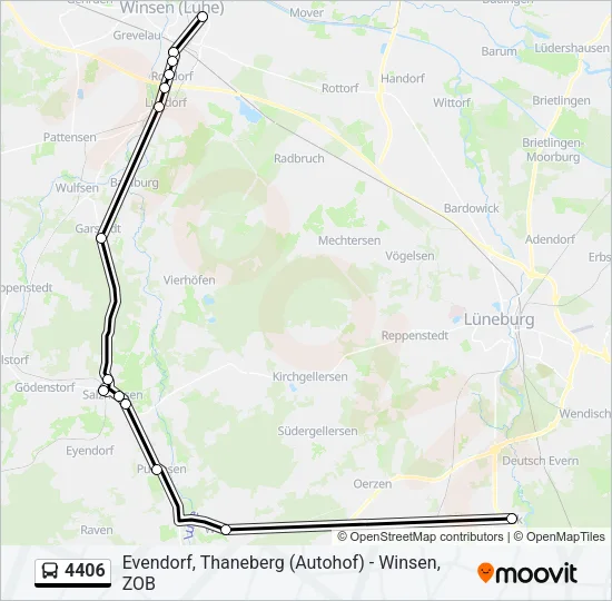 4406 Bus Line Map