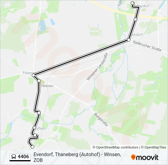 4406 Bus Line Map