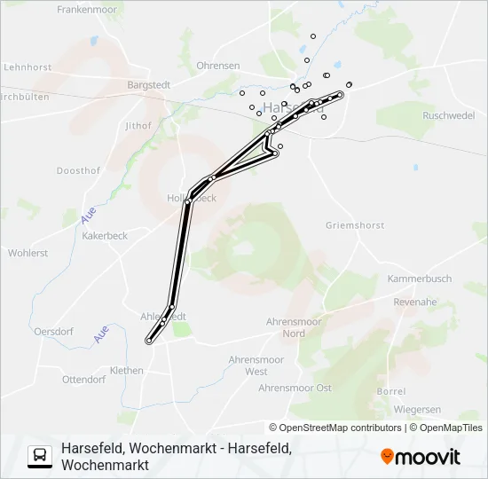 Автобус BÜRGERBUS: карта маршрута