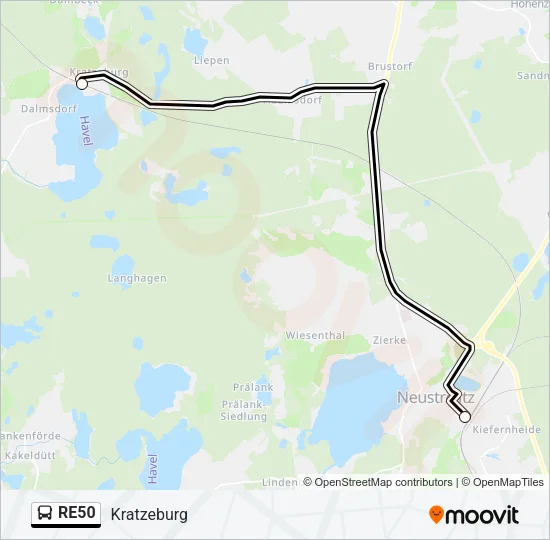 RE50 Bus Line Map