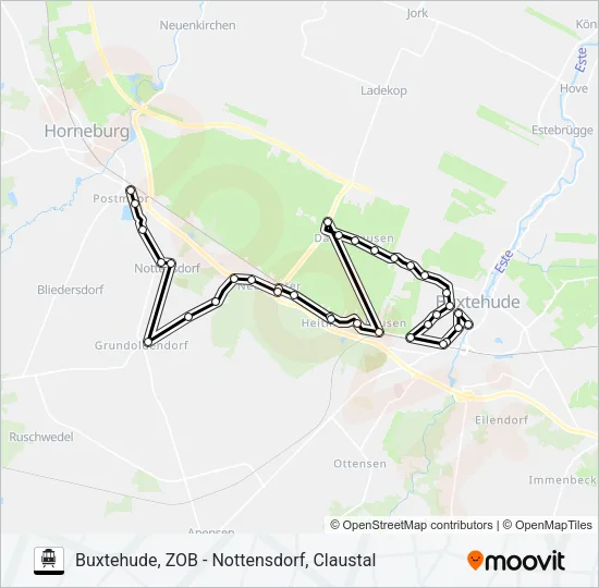 2803-AST S-Bahn Line Map