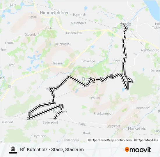 2870-AST S-Bahn Line Map