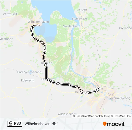 RS3 Train Line Map