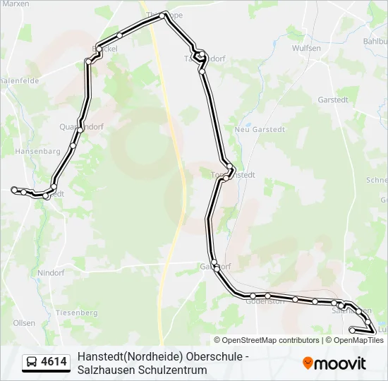 4614 Bus Line Map