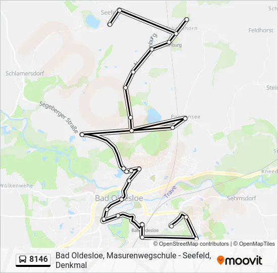 Автобус 8146: карта маршрута