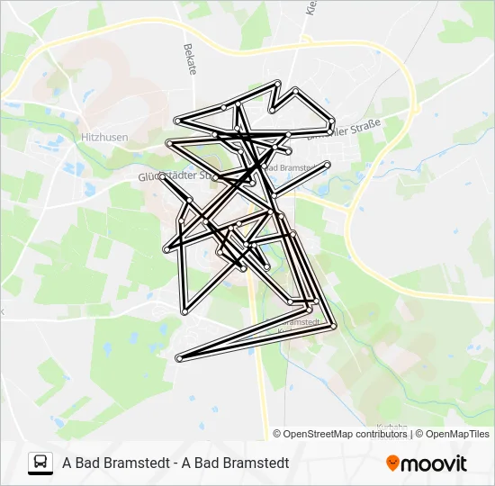 Автобус 7609-AST: карта маршрута