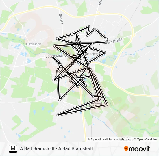 Автобус 7609-AST: карта маршрута