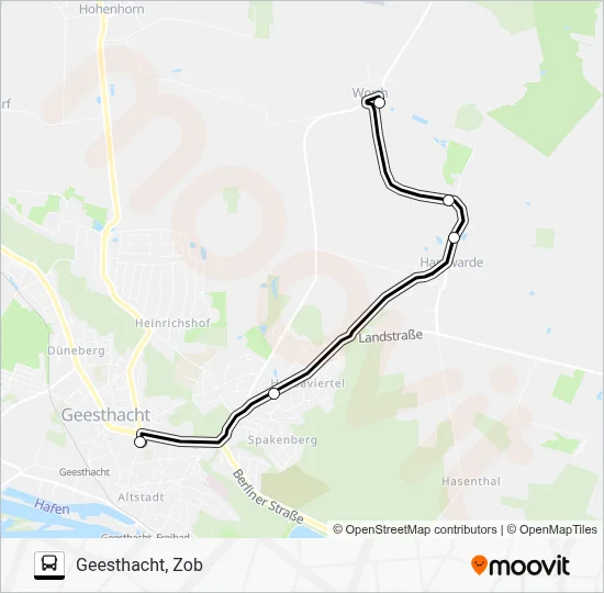8879-AST Bus Line Map