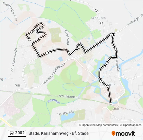 Автобус 2002: карта маршрута