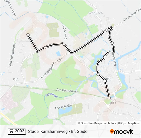 Автобус 2002: карта маршрута