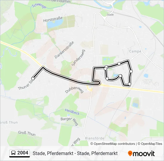 Автобус 2004: карта маршрута