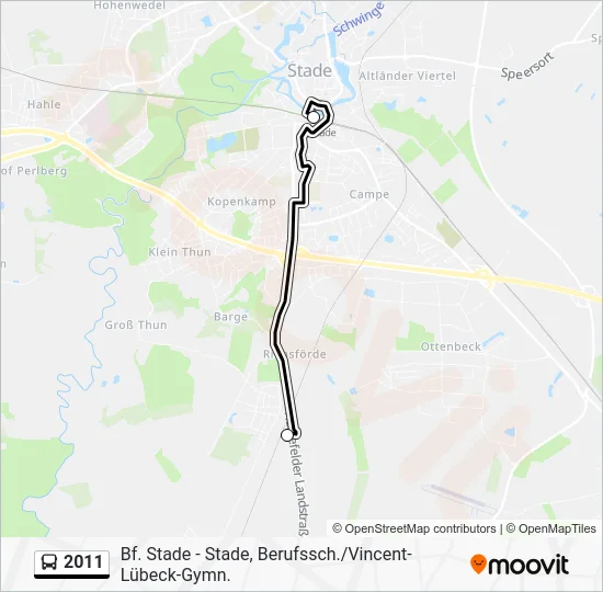 Автобус 2011: карта маршрута